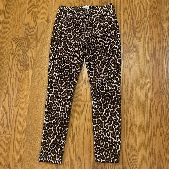 🐆{J. Crew} Leopard Print Corduroy Pants🐯 - Picture 1 of 5